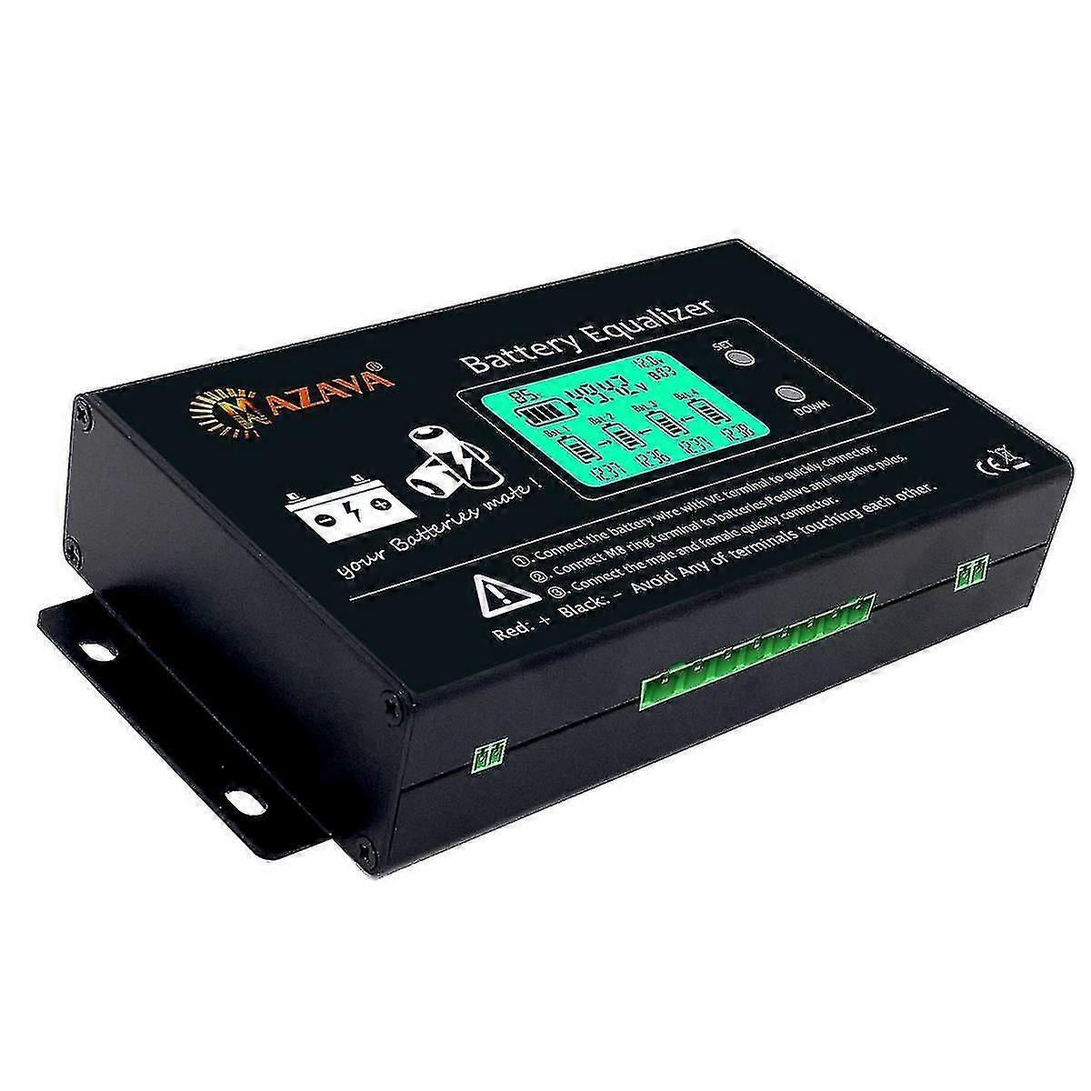 Hx02 Lcd Display Battery Equalizer 4s 12v 24v 36v 48v Connect Voltage Active Balancer Lead Acid Batt