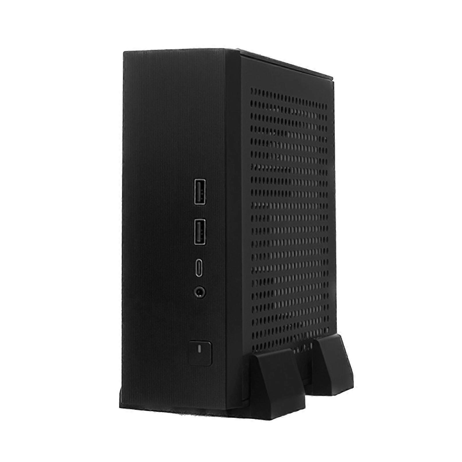 Industrial Control Case M09 Mini Desktop Case Practical ITX Computer Case With Optional Foot Stand Multicolor