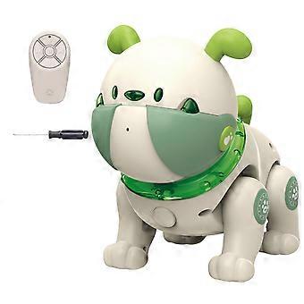 Pet Puppy Robot Interactive Robot Music Sing Walk Sound Record Toy Light Up for Curious Children Age 1-3Years  Purple