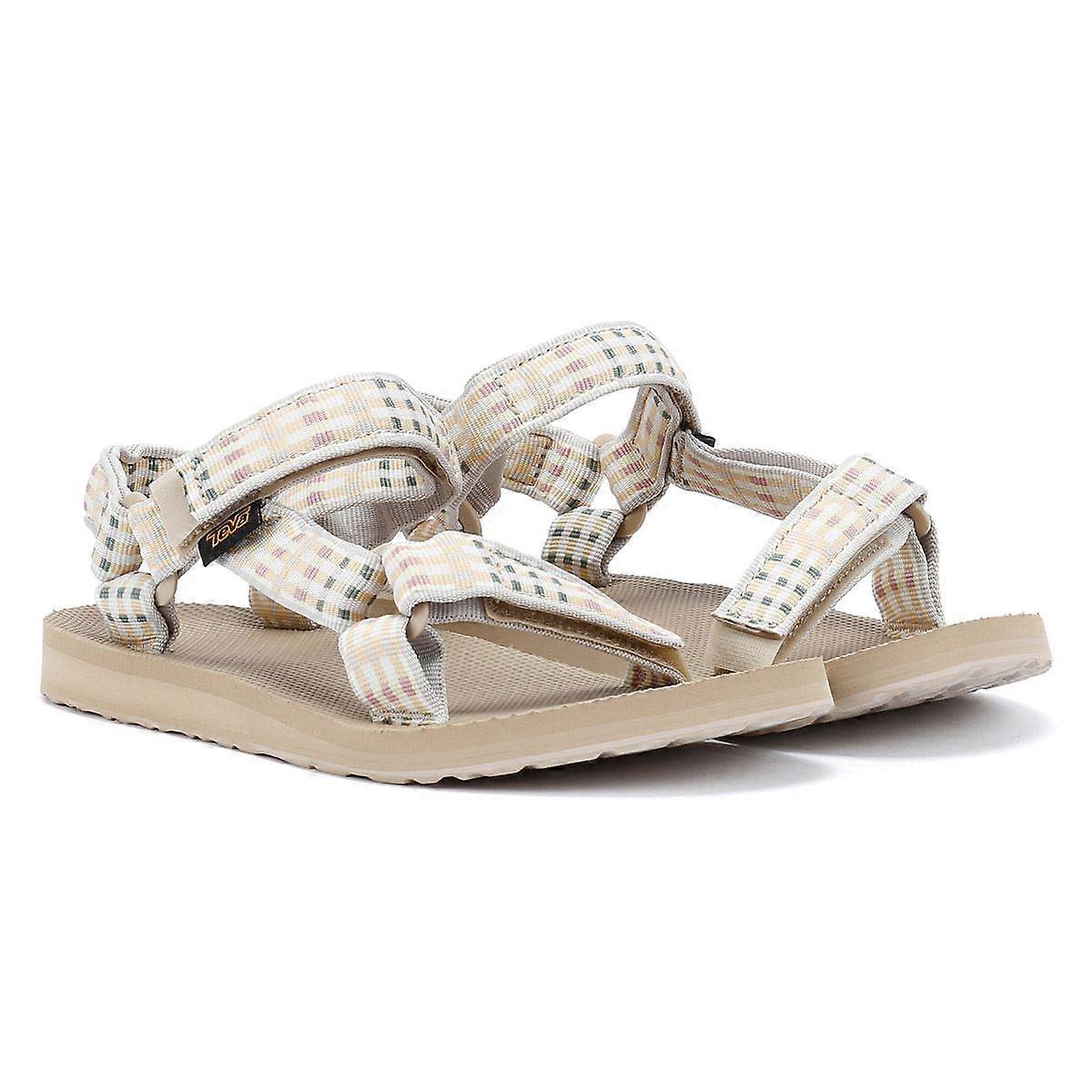 Teva Original Universal Women's Check Taupe Sandals