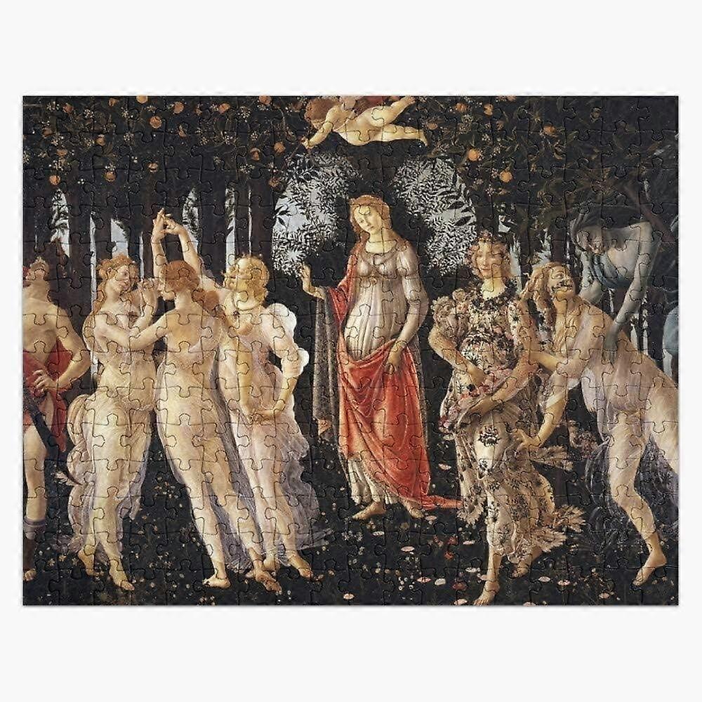 Puzzles 1000/500/300 Teile - La Primavera - Allegorie der Sp - Sandro Botticelli - Papierpuzzle Pädagogisches Puzzle Spielzeug Erwachsene & Kinder Challenge PP