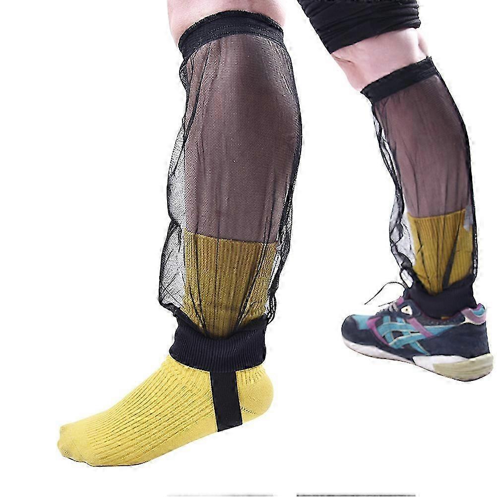 Anti Mosquito Insect Bite Pants Mesh Net Feet Protector Repellent Bug Pants for Outdoor Traveling Ca