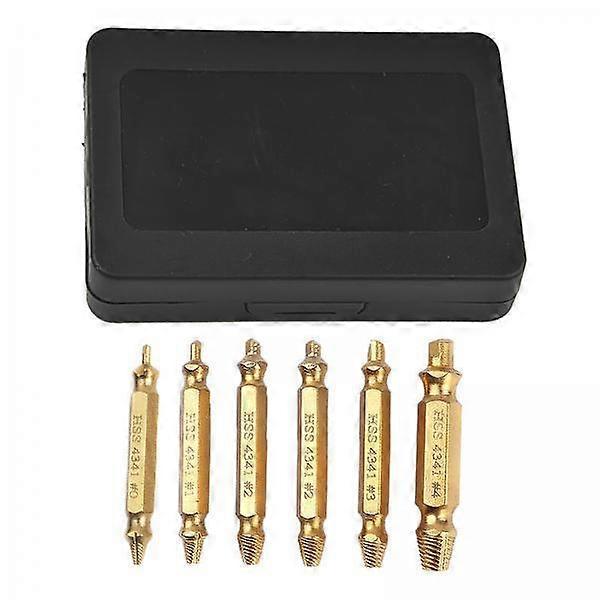 5xDamaged Screw Extractor Drill Bit Set Damaged Bolt Remover 3185 6pcs