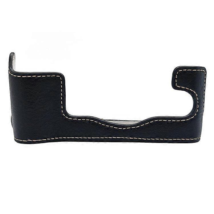 Compatible For Fujifilm X-T1 Bottom Case Buffalo Texture PU Leather Camera Protector with Battery Opening