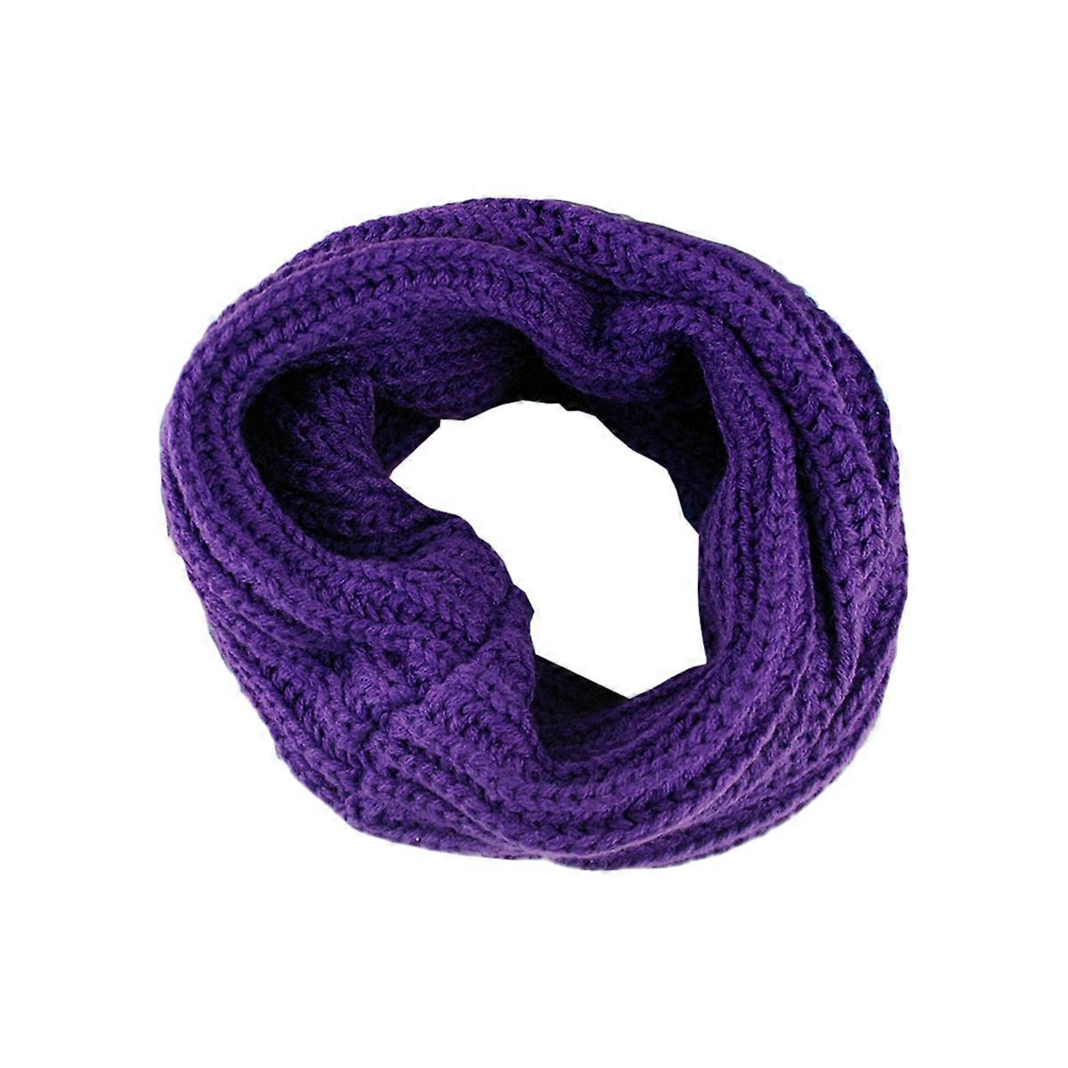 Knit Blend Loop Scarf Women Winter Warm Keeping Thick Neckerchief 1Pack
