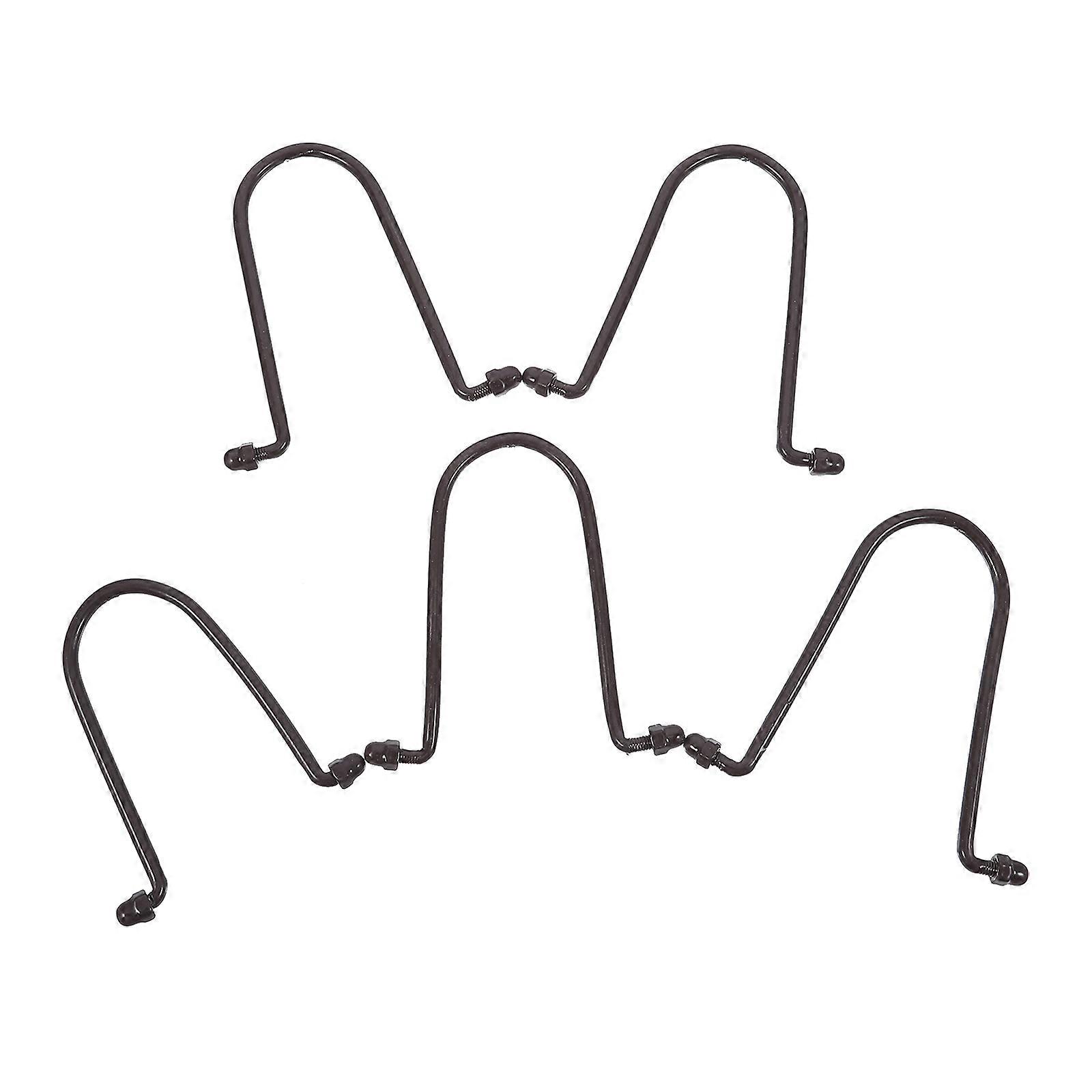 Aluminum Alloy Rain Gutter Chain Hooks 2pcs for Water Downspout Chains