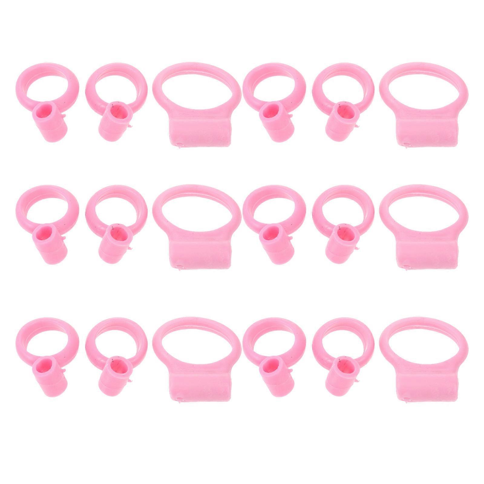 Chopstick Trainer Toddler Chopsticks Learning to Use Chopsticks Pink Silicone 18Pcs
