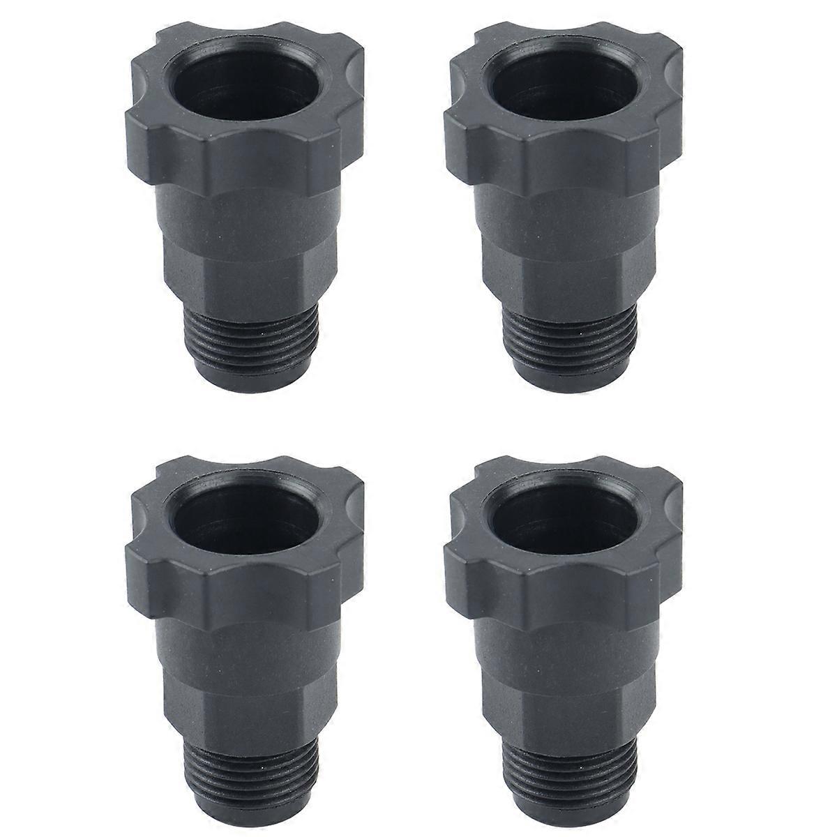 4Pcs Tool Connector for Adapter Tool Cup Adapter for Tool Disposable Measuring Cup,Black
