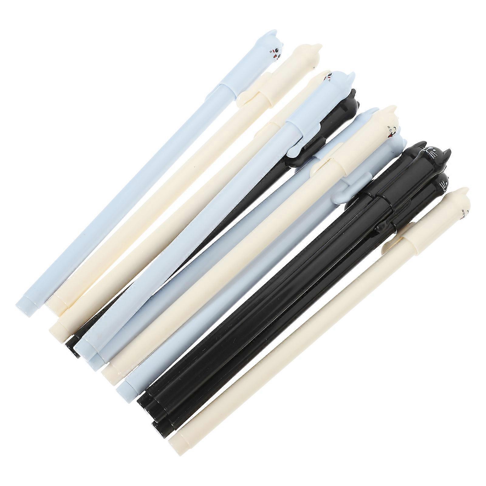 Fun Pens For Kids Creative Design For School Use Black Smooth Writing 12Pcs