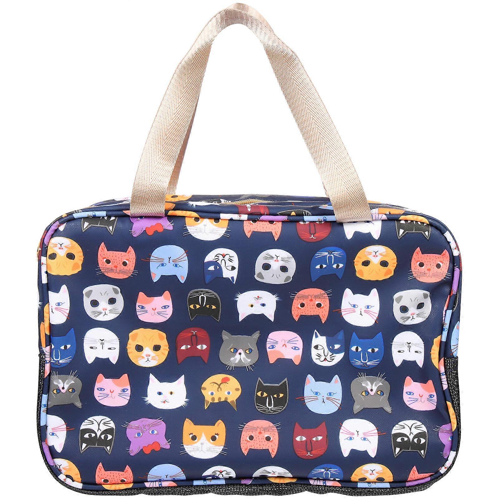 حقيبة حمل مكياج منظم سفر تصميم محمول 30X21X14CM مقاوم للماء 1 قطعة