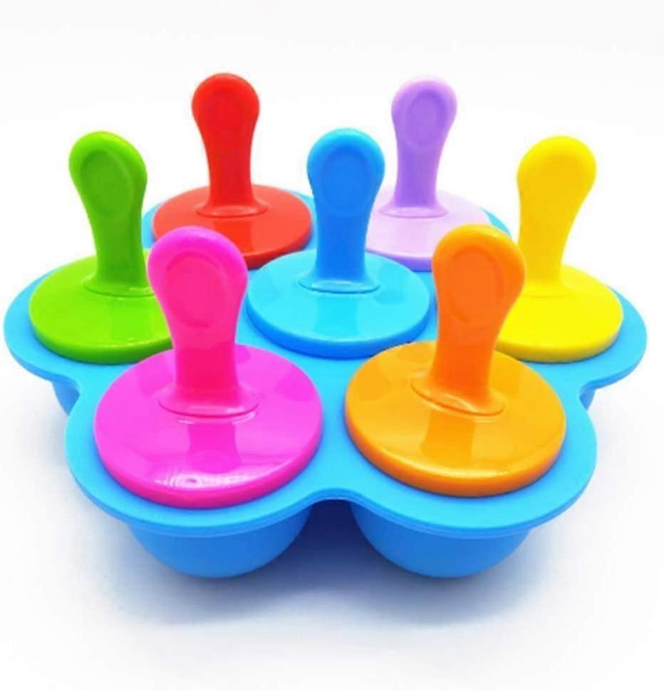 Silicone Ice Cube Molds, Ice Cream Molds, Reusable Molds For Kids A