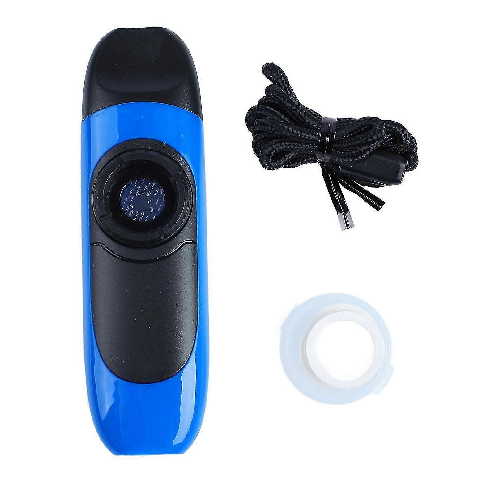 Kazoo Resin Environmental Protection ABS Performance Musical Instrument with Flute Diaphragm for Beginner Blue
