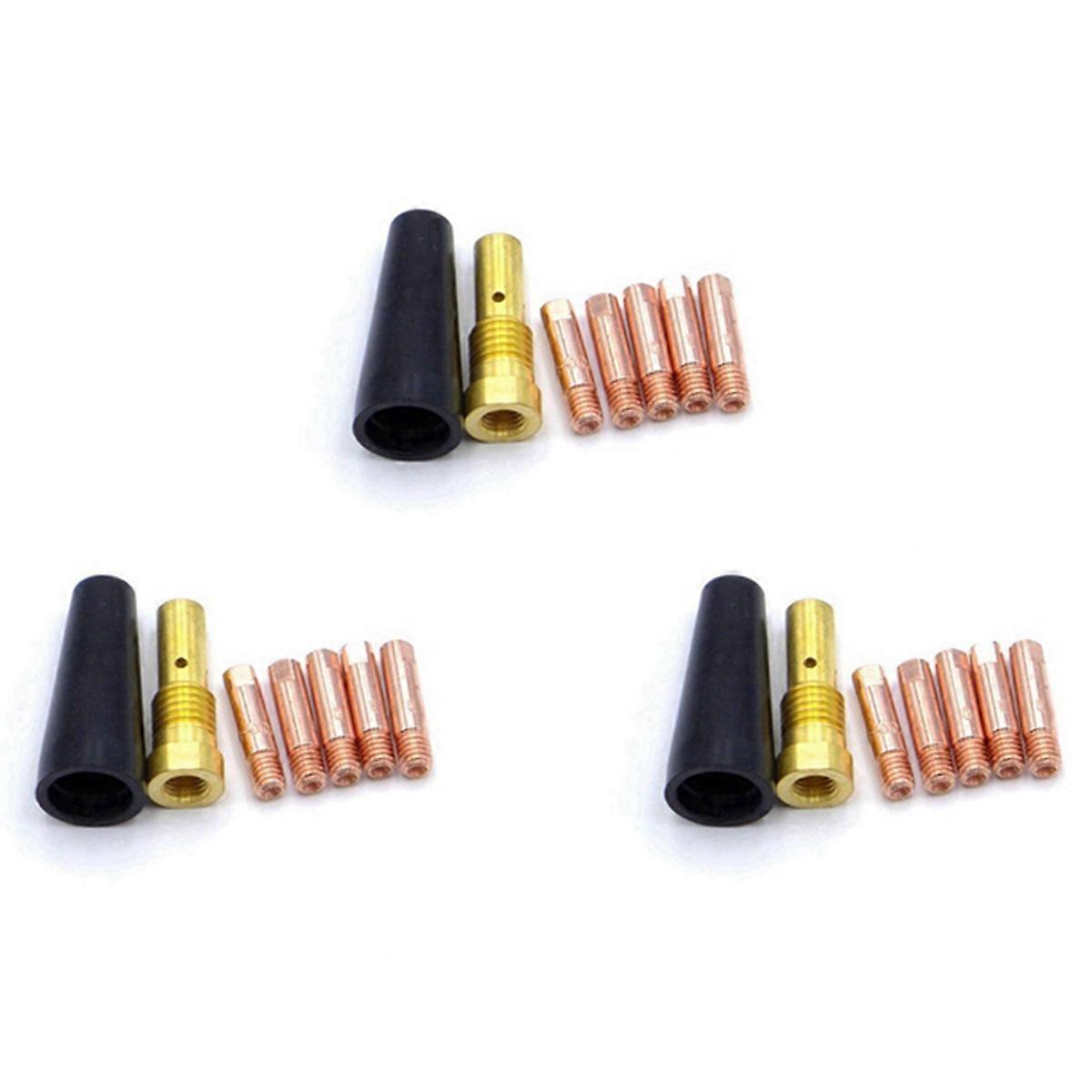 7Pcs/Set Gasless Nozzle Tips for FC90 Flux-Cored Wire Feed 0.8mm