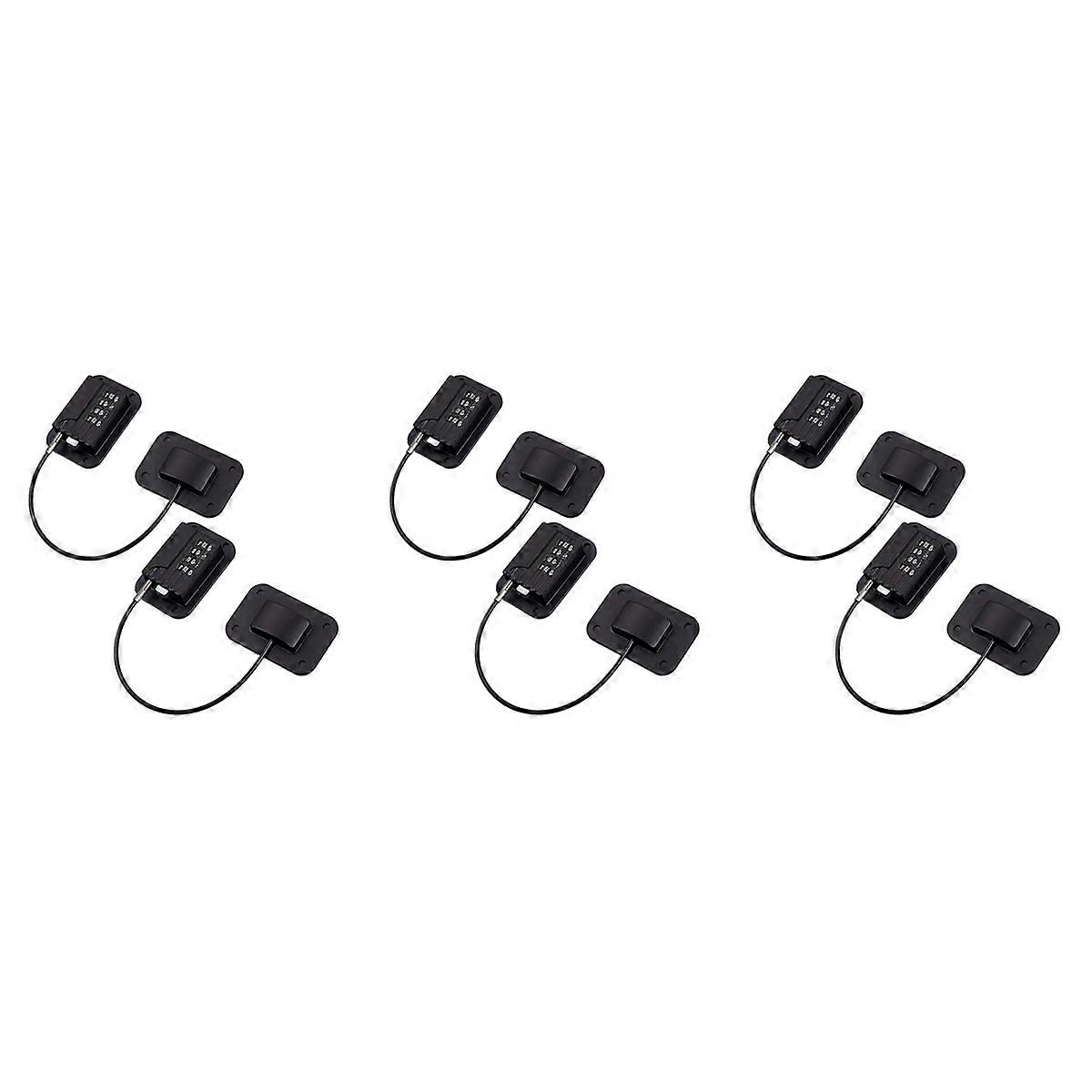 2 Pack Refrigerator Lock Combination Coded,Fridge Lock for Kids Safe