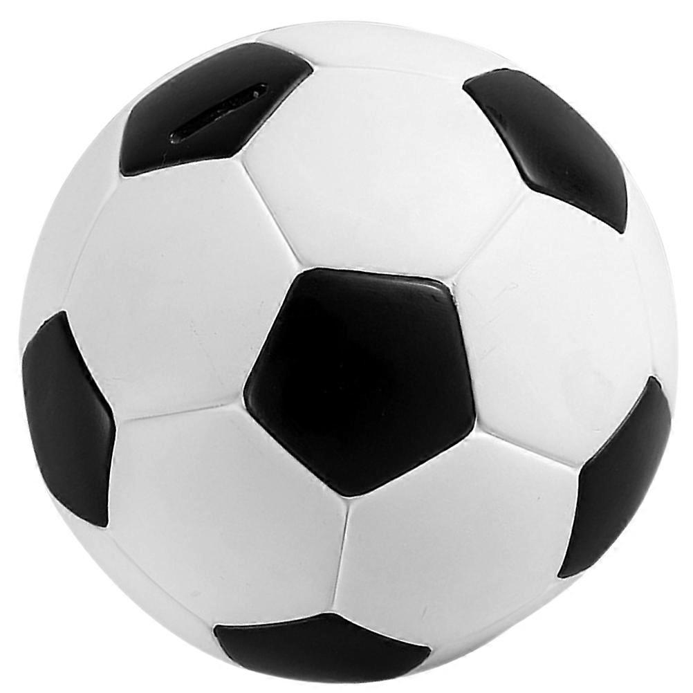 Decorative Item Soccer Ball Shape Saving Pot Money Jar Tabletop Decoration Vinyl Enamel Chic Style 1Pcs