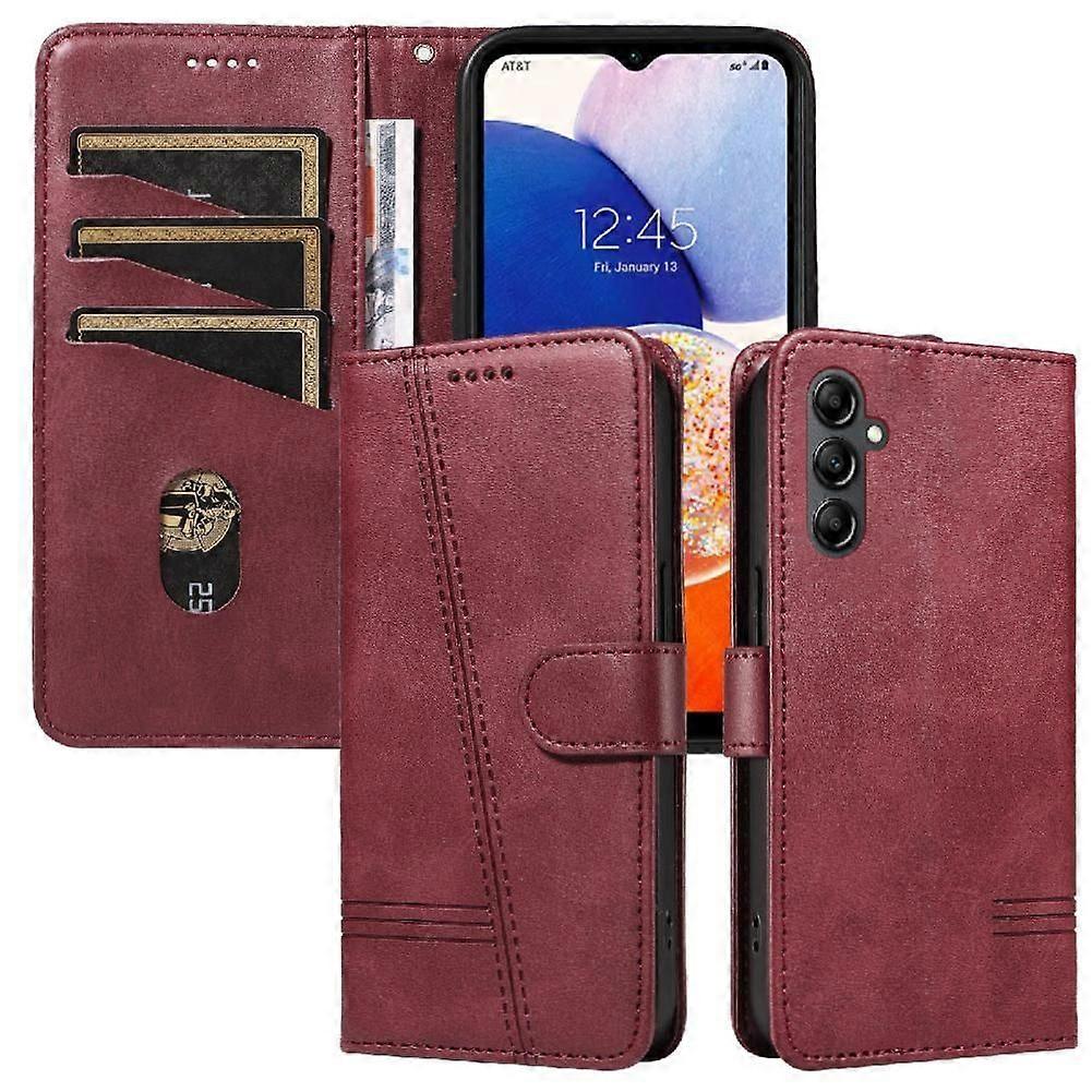 Case for Samsung Galaxy A55 5G Magnetic Closure with Card Slots and Kickstand Shockproof PU Leather Cover Compatible with Samsung Galaxy A55 5G
