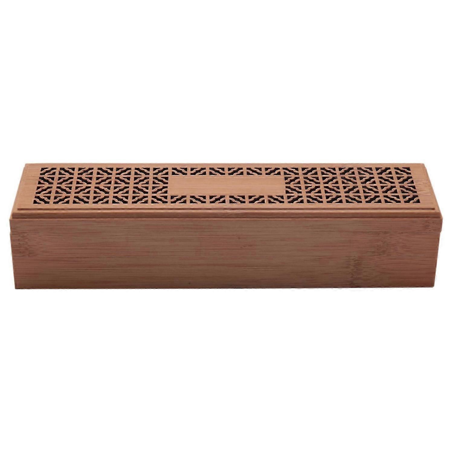 Incense Burner Incense Stick Holder with Drawer -Stick Box Hollow Aromatherapy Lying Censer for Home