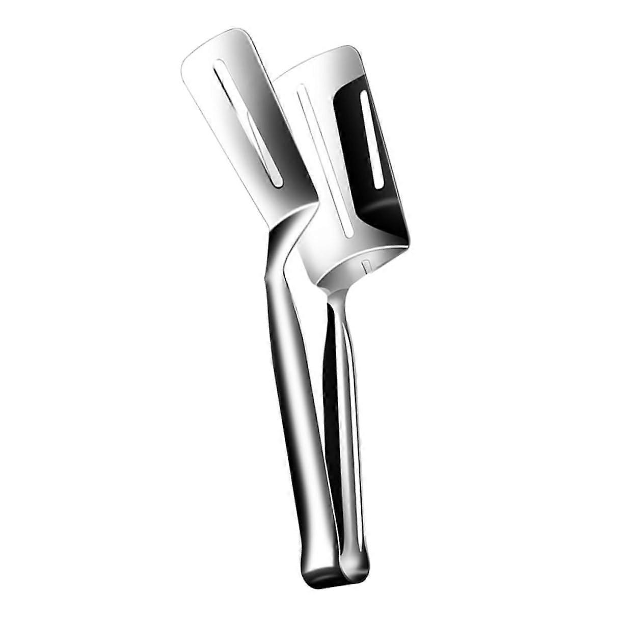 Steak Food Clip Stainless Steel Serving Clamp - Heavy Duty BBQ Meat Tongs for Grilling and Cooking