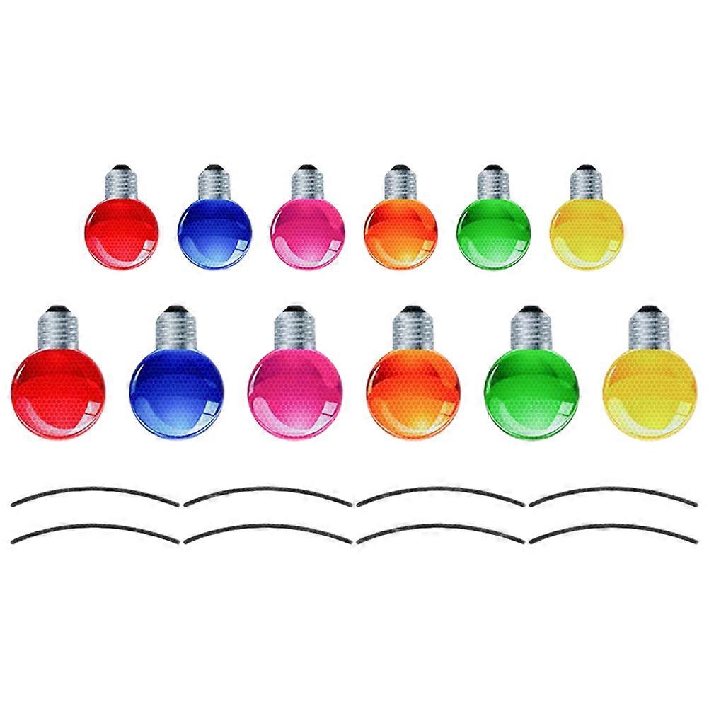 Holiday Decoration Magnetic Stickers Christmas Car Magnets Stickers Blue Color 1 Set