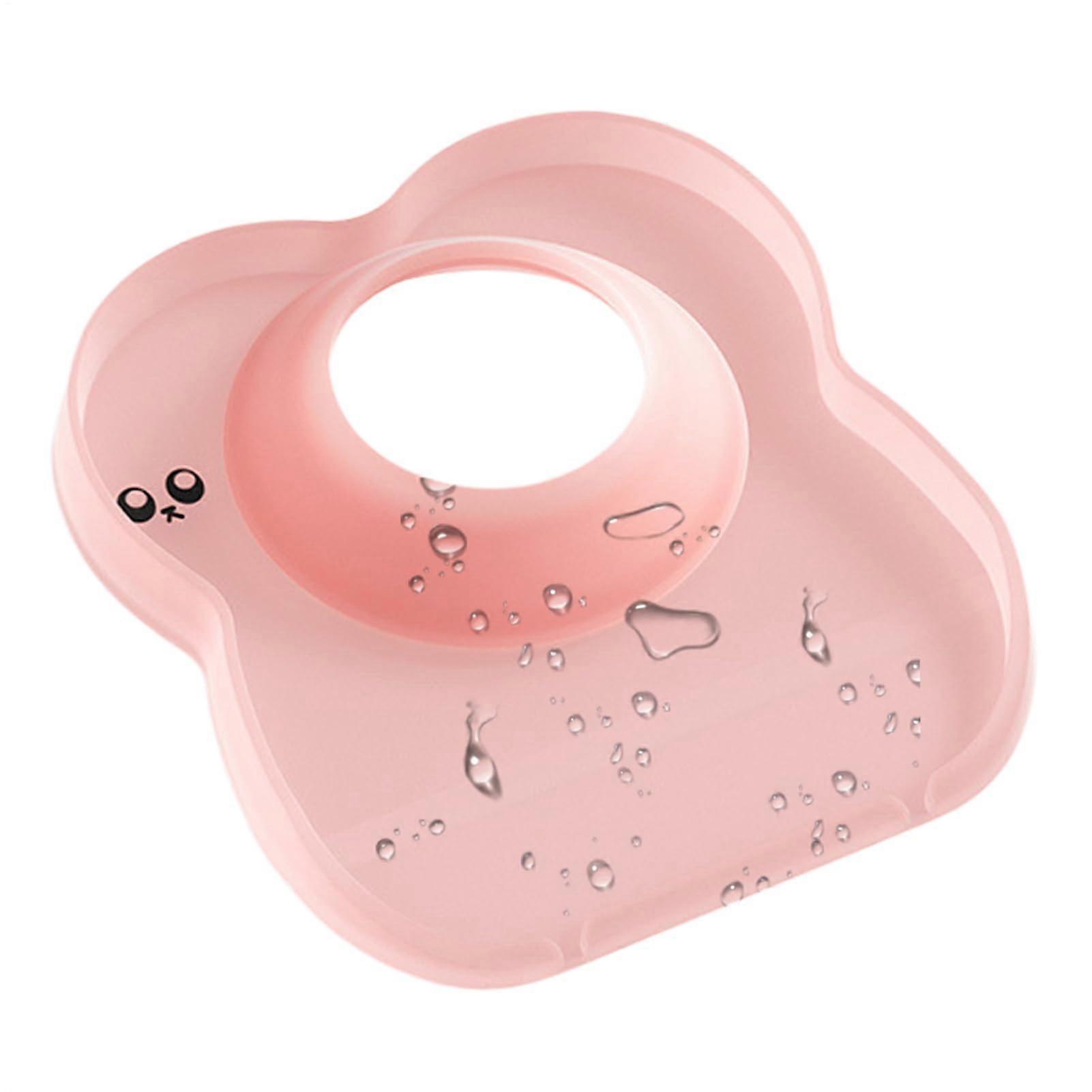 Spritzschutz Sink Splash Guard Bear Shell Rose Color With Soap Holder And Draining Mat Bathroom Accessory