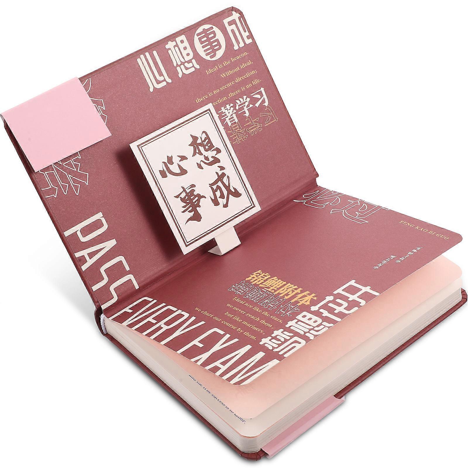 Notepads For Work Planner Notepad Schedule Notepad Cartoon Notebook Multi-Colored Rectangular For Home Use 1Pcs