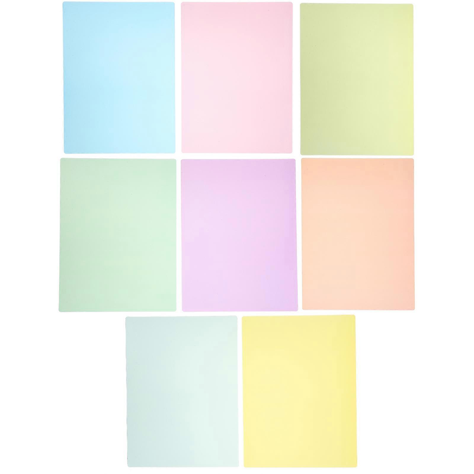 Kids Book Mark Reading Tracking Marker Assorted Color Rectangular Shape Reading Accessories 8Pcs