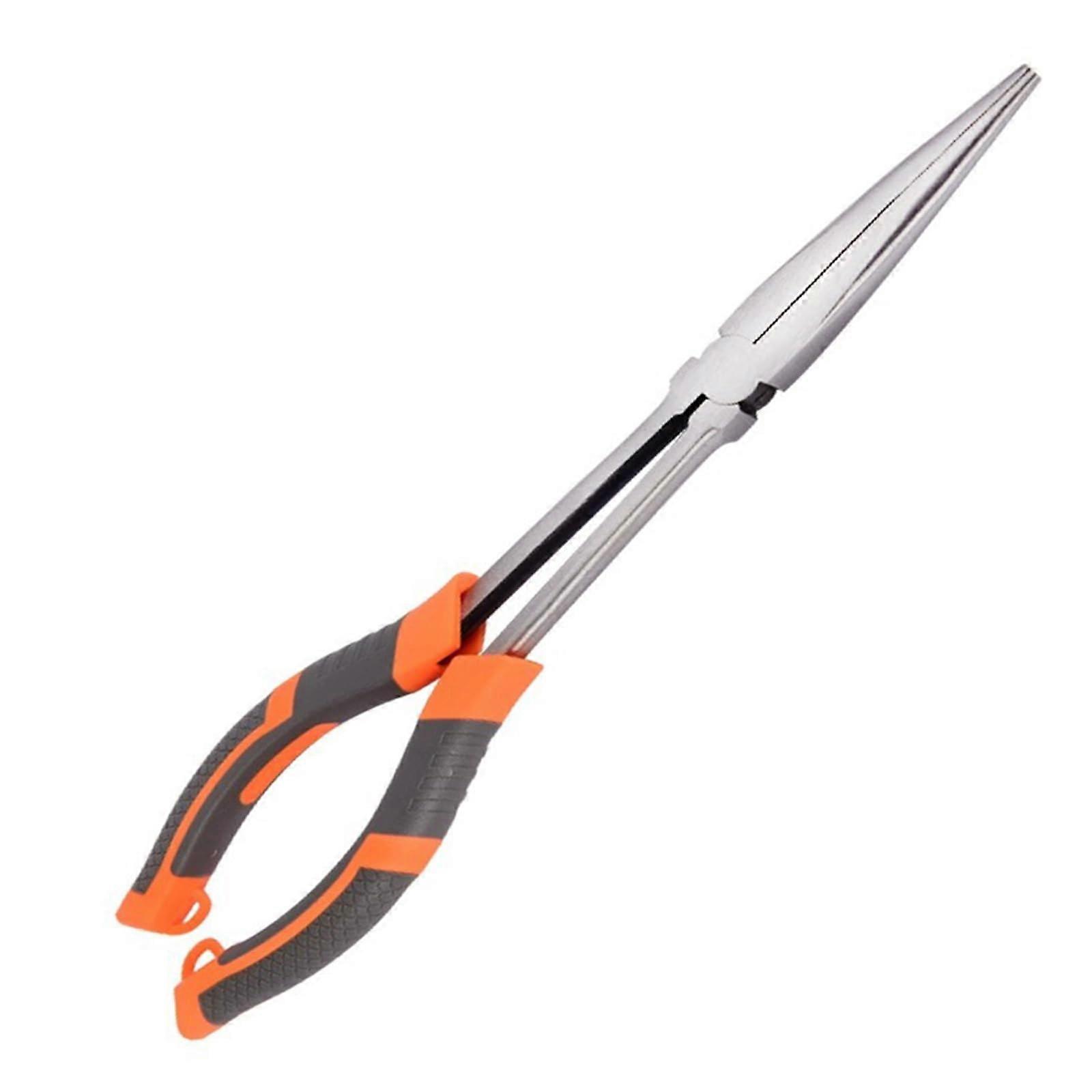 Multipurpose pliers with long handle, 27.9 cm, featuring sharp cutting edges for fishing and mechanical repairs. Ref: 3203