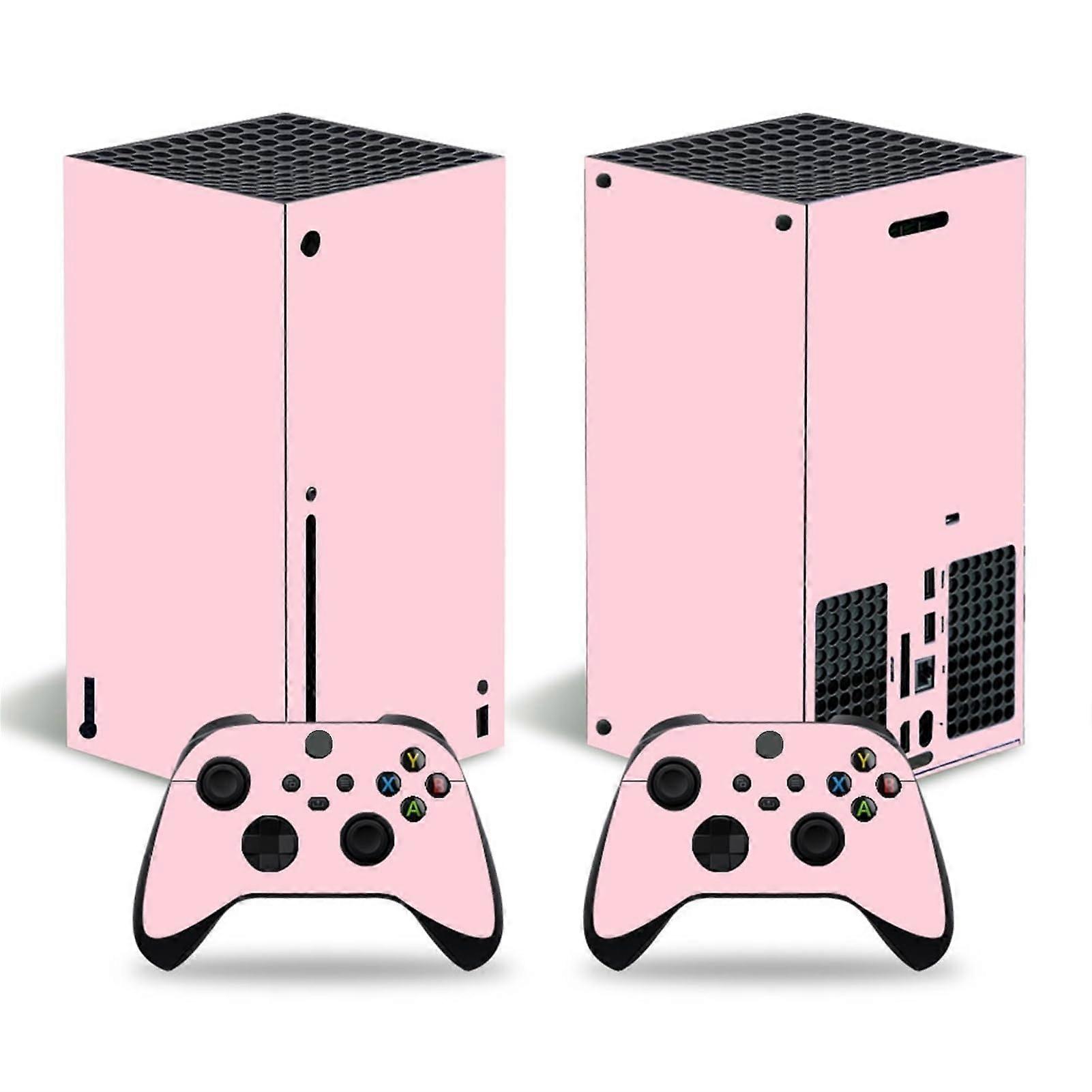 Vinyl Skin Sticker Cover for Xbox Series X Console with Two Free Wireless Controller Decals, Color 3, Durable Protection