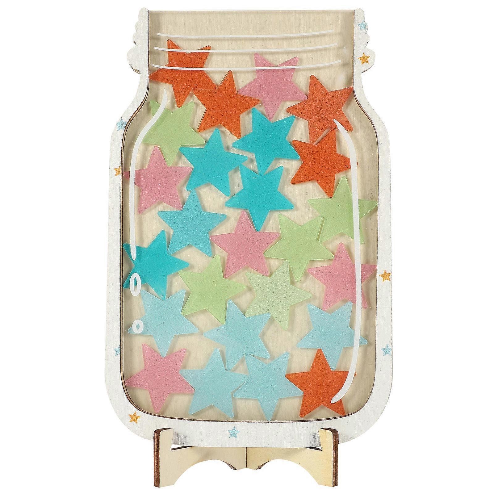 Reward Chart & Jar Set   Motivational Star Tokens Chore Chart for Home or Classroom Use   Encourages Responsibility and Creativity