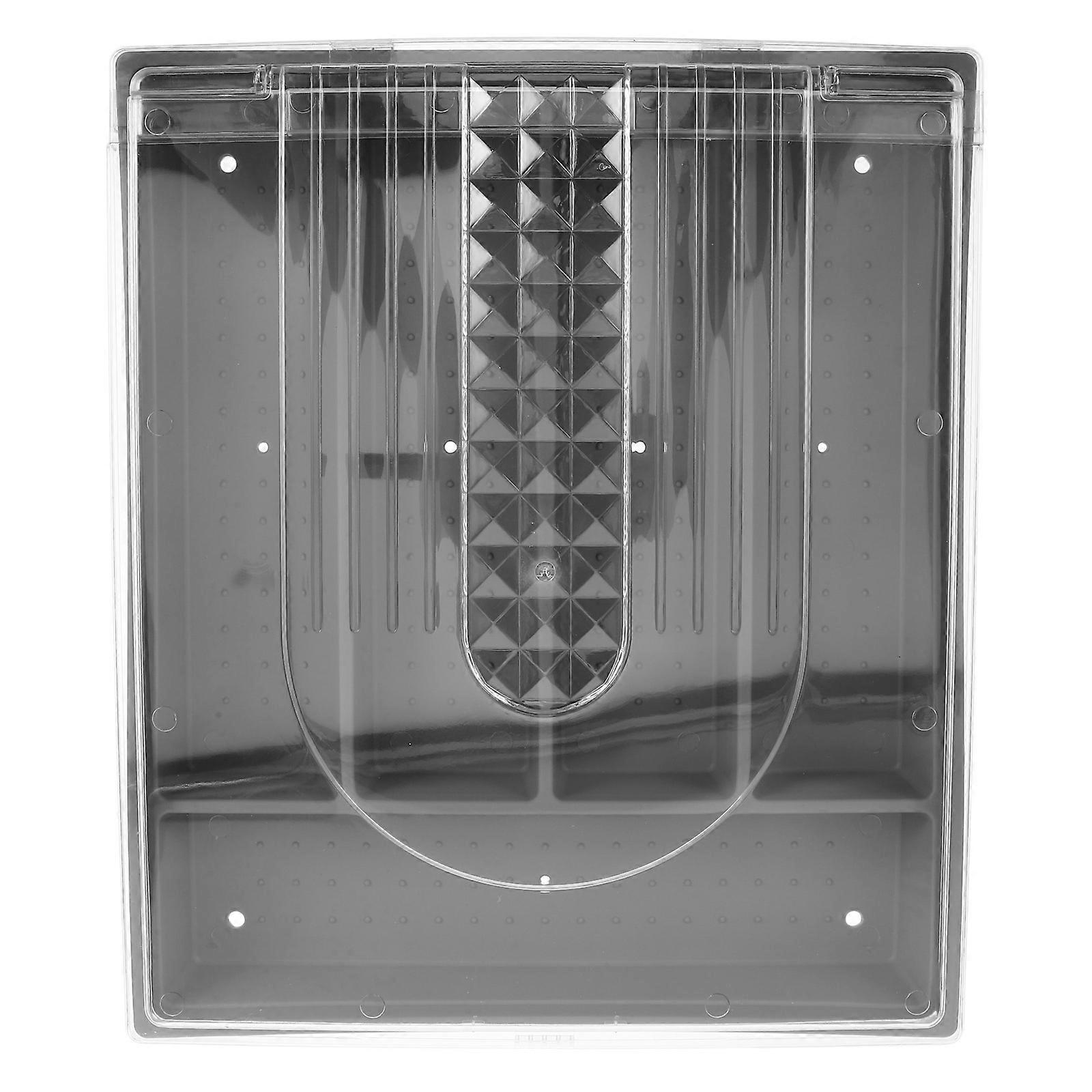 Tableware Storage Box Cutlery Box Reusable Kitchen Storage Classification Box 33.50X28.50X5.00CM Multi 1Pcs