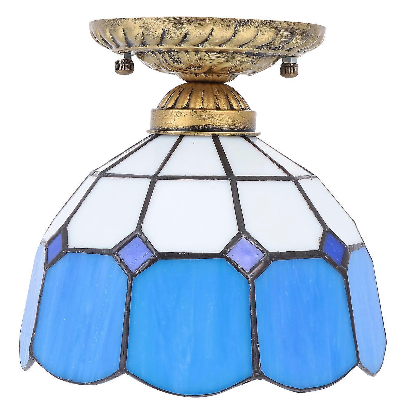 Vintage Ceiling Lights Glass Craft Lamp For Bars Indoor Use 1Set