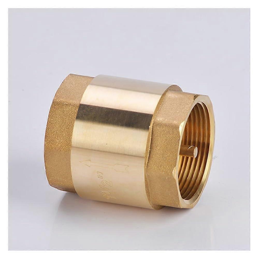 NPT Brass Check Valve Female Thread In-Line for Water Control 1/2" to 2" DN15 DN50 Durable Plumbing Accessory
