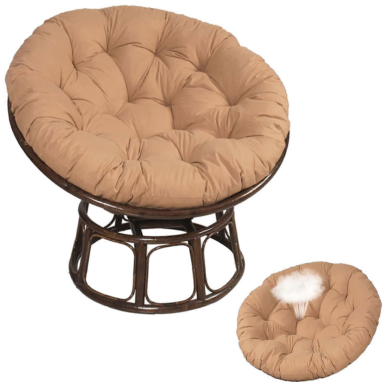 Hanging Egg Hammock Chair Cushion, Oversized Round Pillow, Soft, Comfortable, Breathable for Indoor/Outdoor Use (60x60cm)