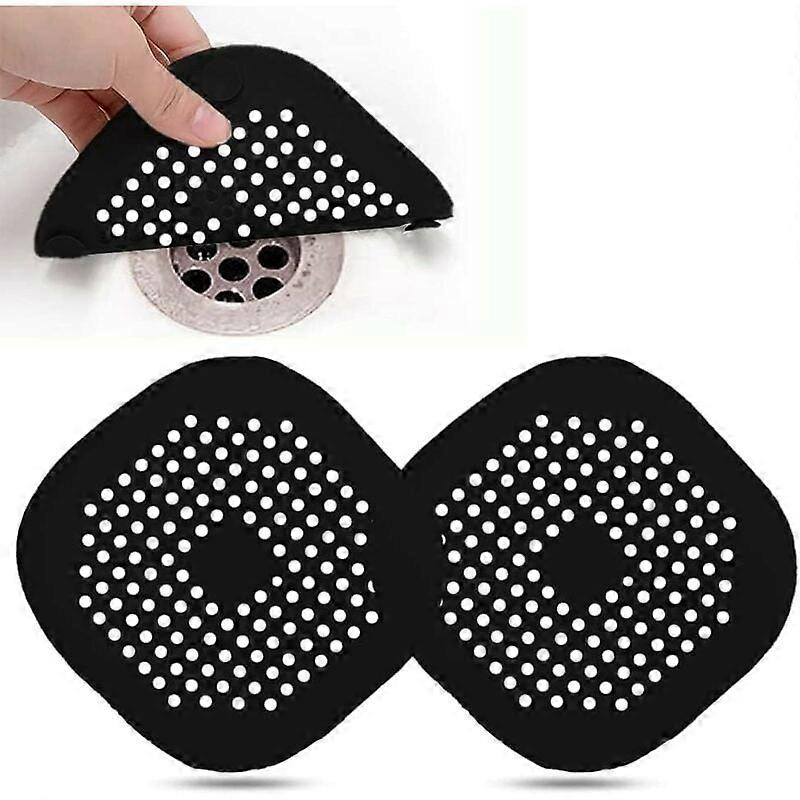 2 Pieces Silicone Drain Protector Kitchen Sink Strainer with Suction Cup