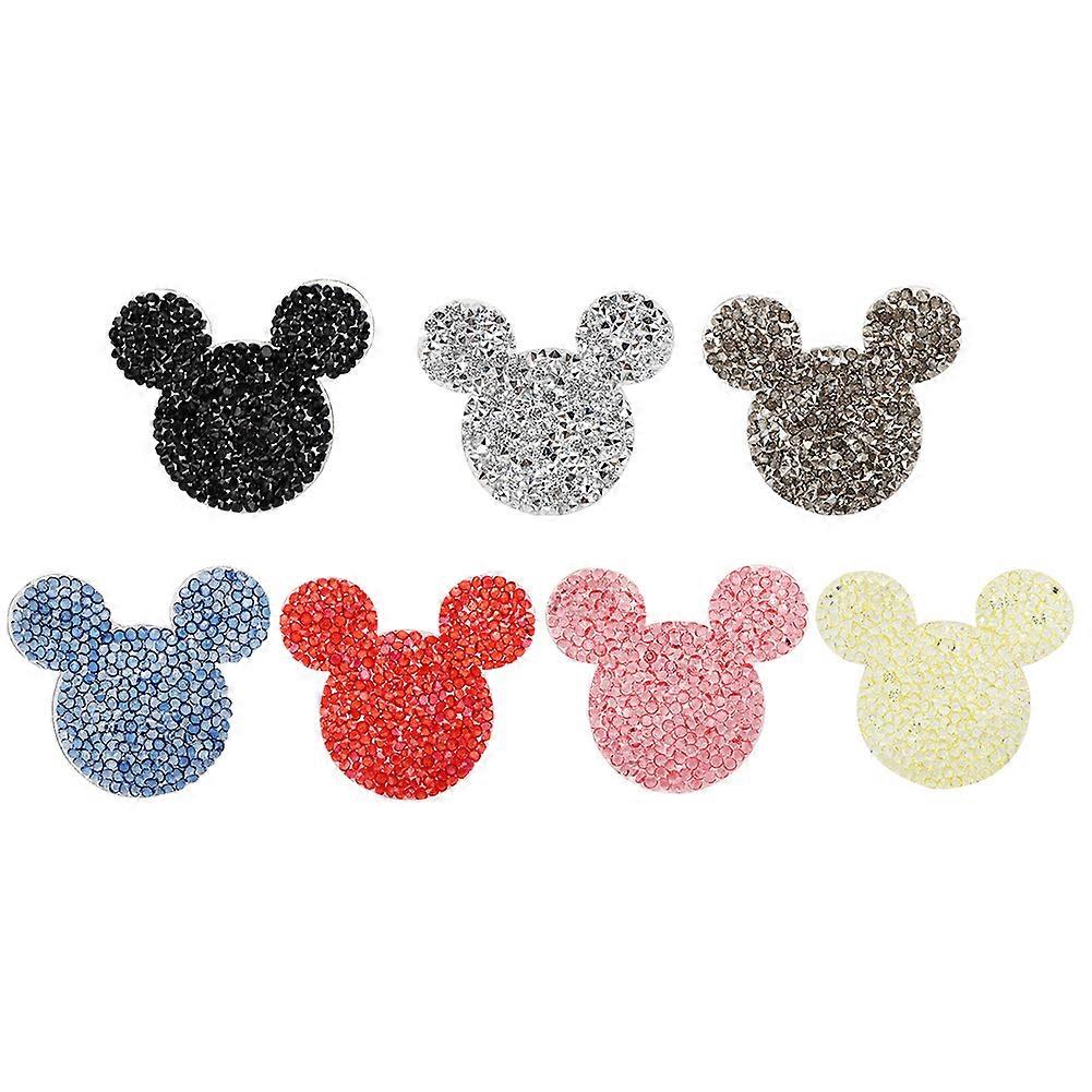 7Pcs Mouse Pattern Self Adhesive Sticker DIY Clothes Phone Decoration Accessories