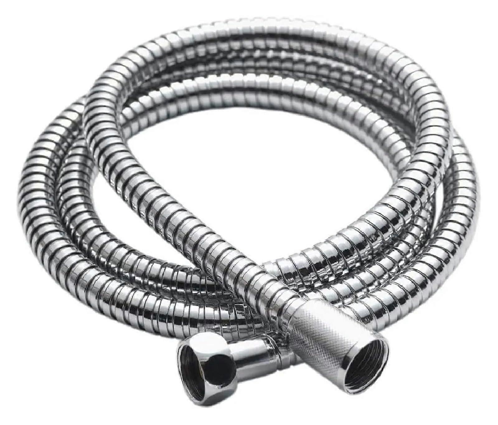 Edelstahl Chrom Dusche Schlauch 150cm Robustes Auslaufsicheres Sanitär Rohr Standard Fitting Badezimmer Zubehör