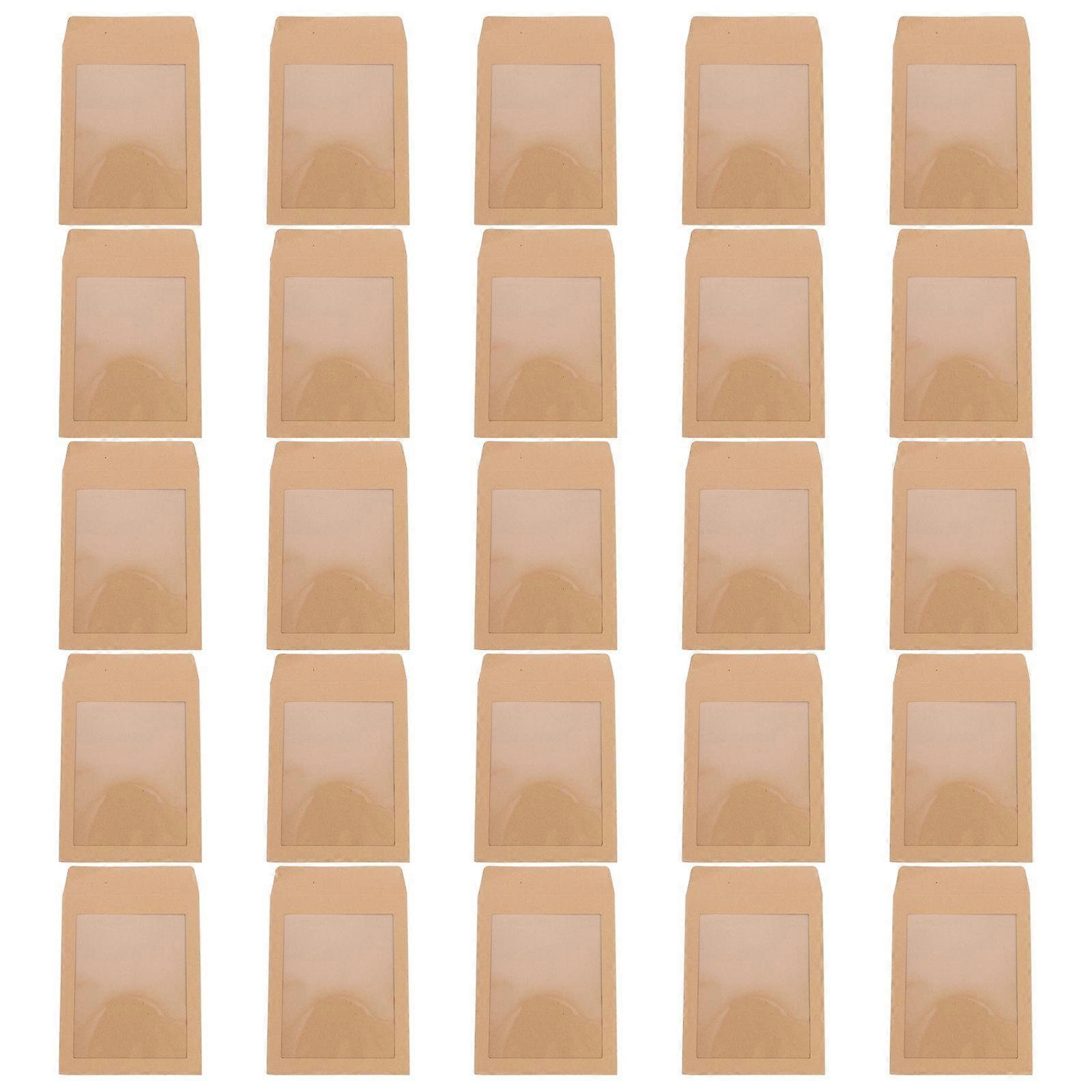 Greeting Card Envelopes Mailing Document Bags Holidays Banquets Rectangular Sealable 25Pcs