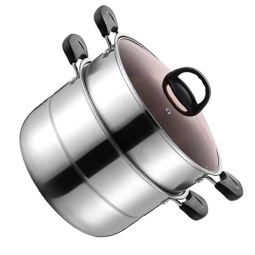 Home Steamer Pot Metal Steamer Creative Cookware Households High Temperature Resistance 11x11x9.82in 1Set