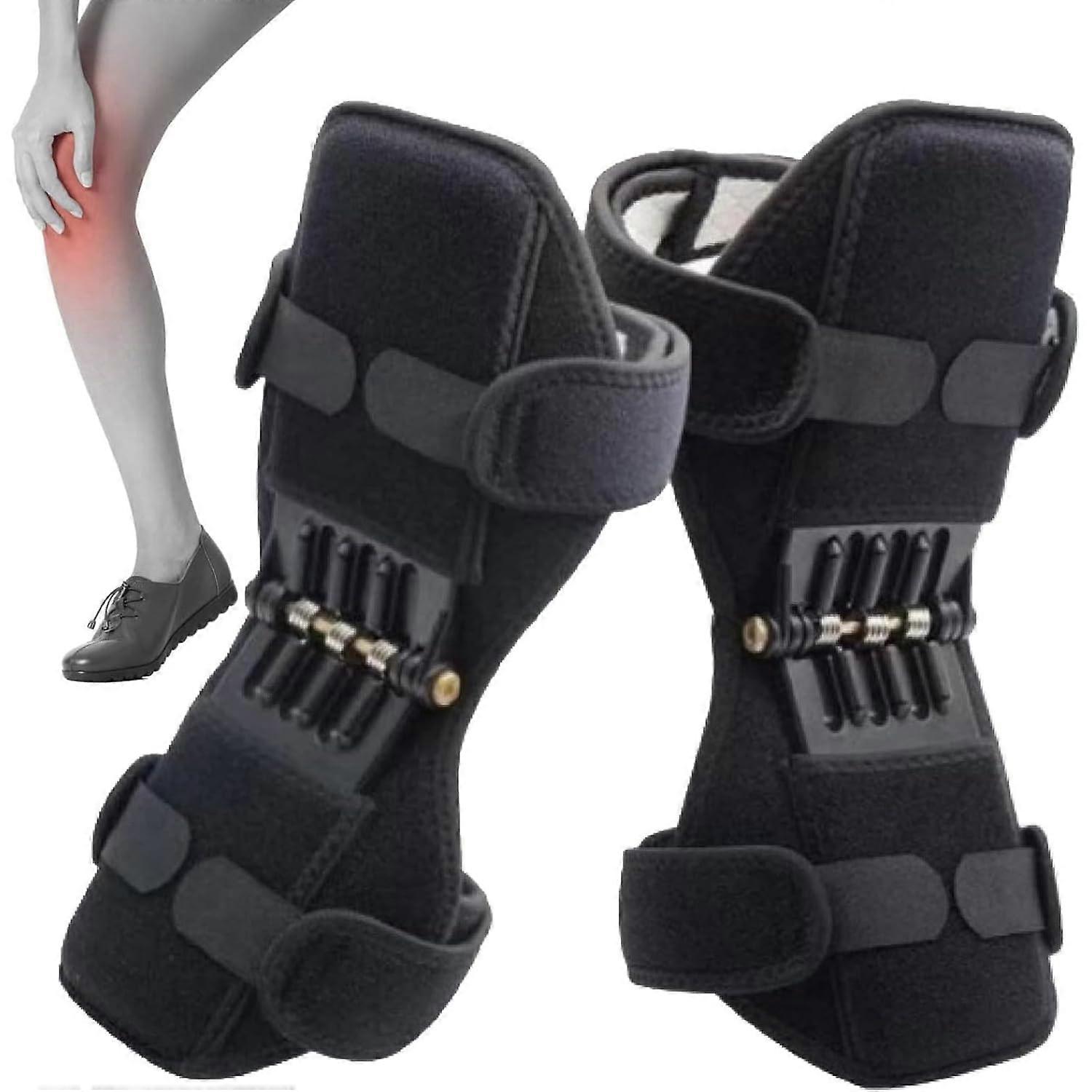 Knee Pads for Joint Support - Pack of 2, Breathable Mesh, 3 Springs, Non-Slip Fabric, 40 kg Strength Training Protection