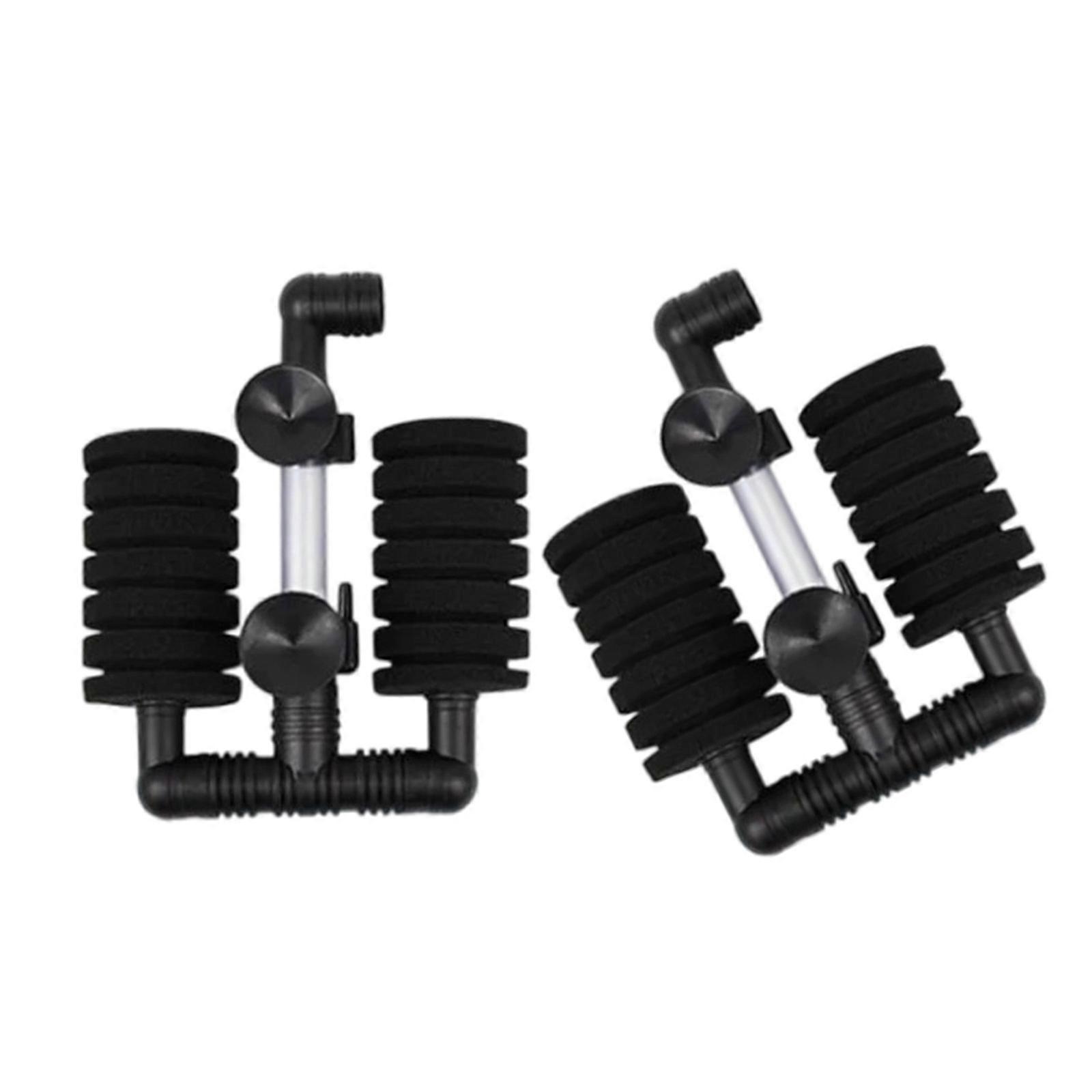 2Pcs Filter Biofilter Replacement Aquarium Filter Media Sponge Cartridges Internal Filter Aquarium Filter Media Biofilte Multicolor