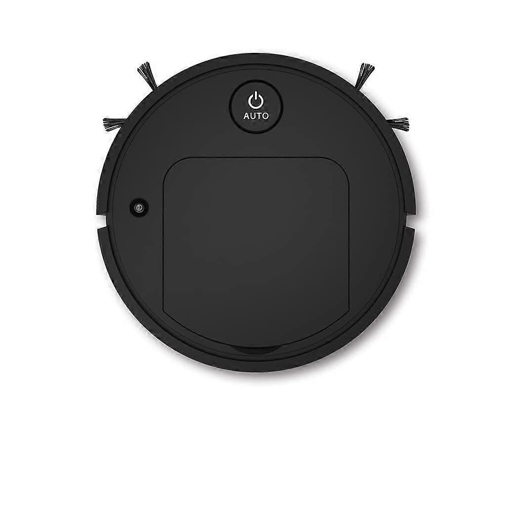 Robot Vacuum Cleaner Cleaning System Strong Suction Super Thin Upgraded Robot Vacuum Cleaner Hard Floor to Carpet Black