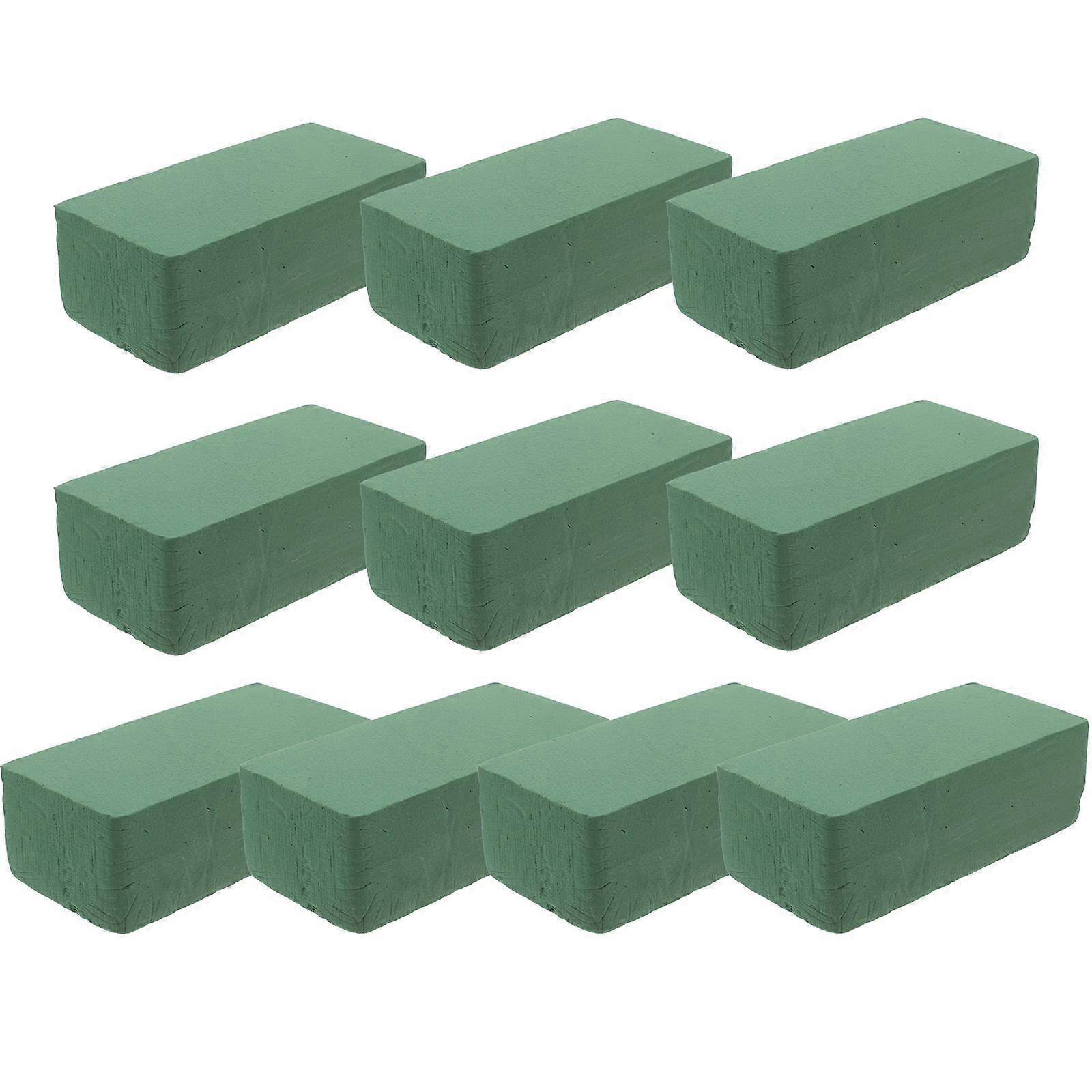 Foams For Flower Arrangements Fresh Flower Block Rectangular Floral Arrangement Support Restaurant Use 23x11x7.5cm 10Pcs