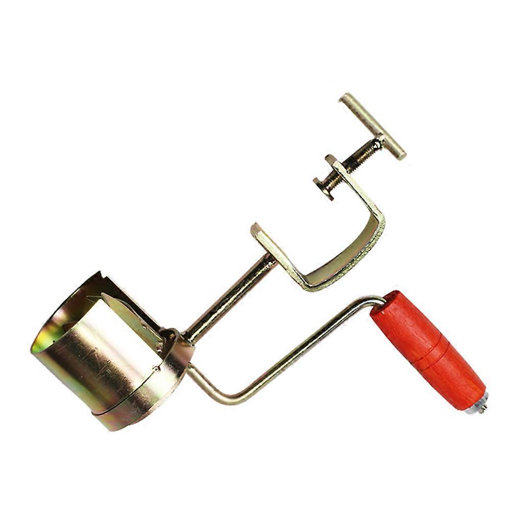 Golden Iron Kitchen Corn Tool for Easy Corn Shelling and Separation, HandCranking Design