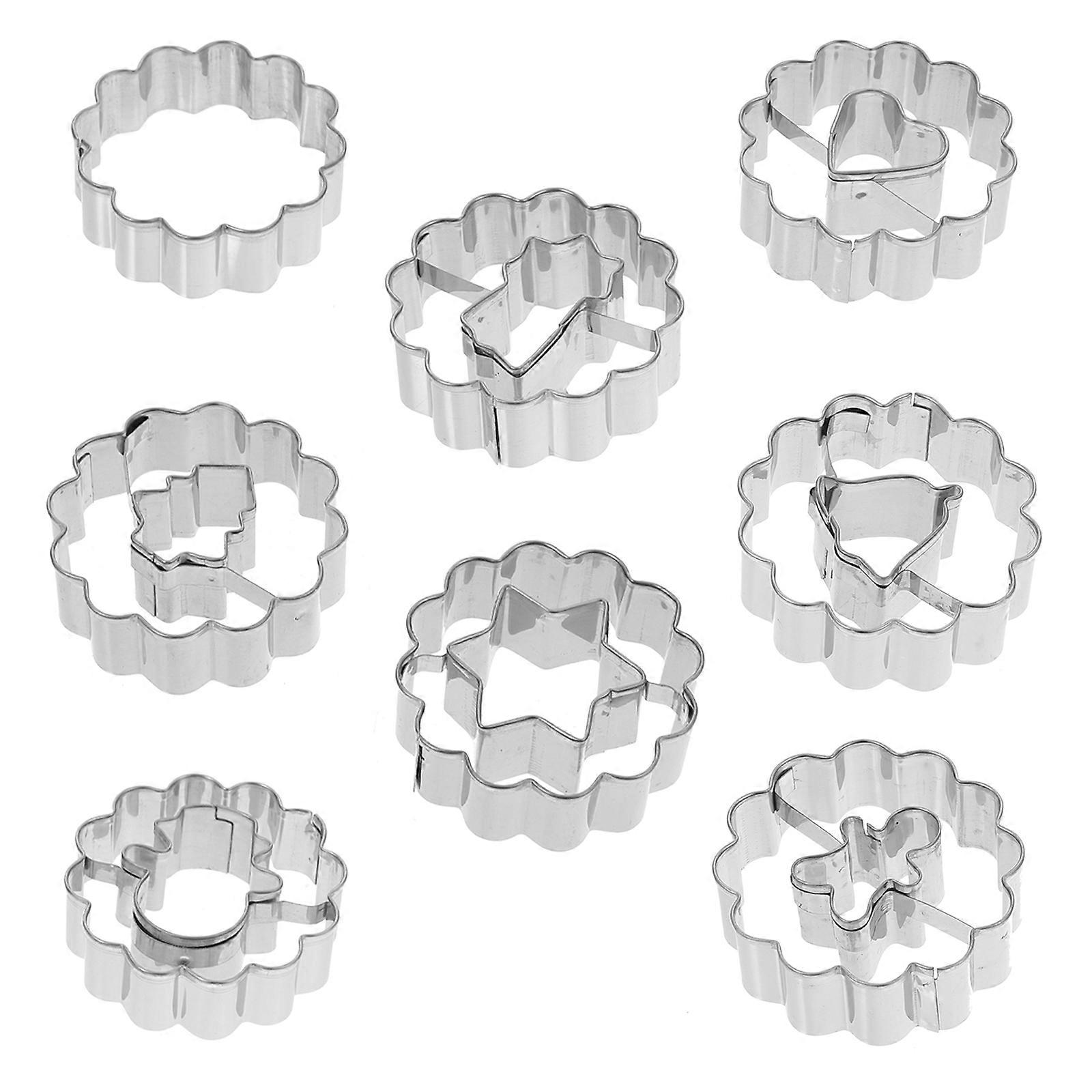 Cookie Set Different Shapes Cutting Cookies 8Pcs For Office Party