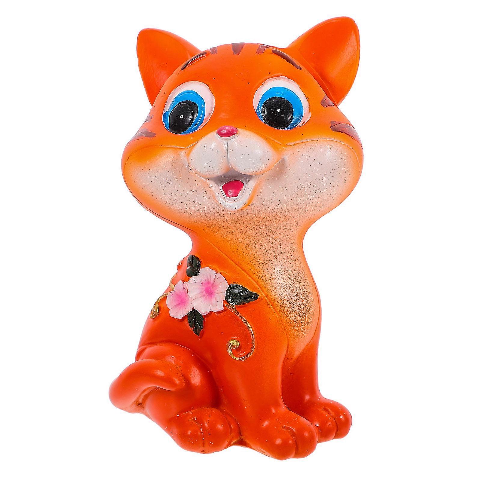 Creative Eyeglasses Holder Cartoon Cat Shape Eyewear Rack Resin Material Protects from Scratches Home Decor 3.5×2.4×2.2in 1Pcs