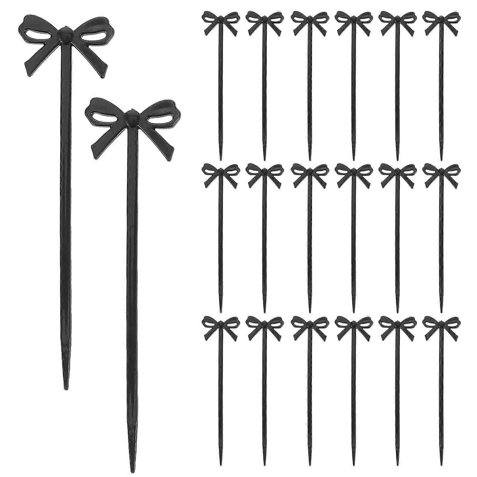 Food Toothpicks For Appetizers Bow Design Fruit Picks Practical Not Easily Damaged Deeply Loved By People 30Pcs