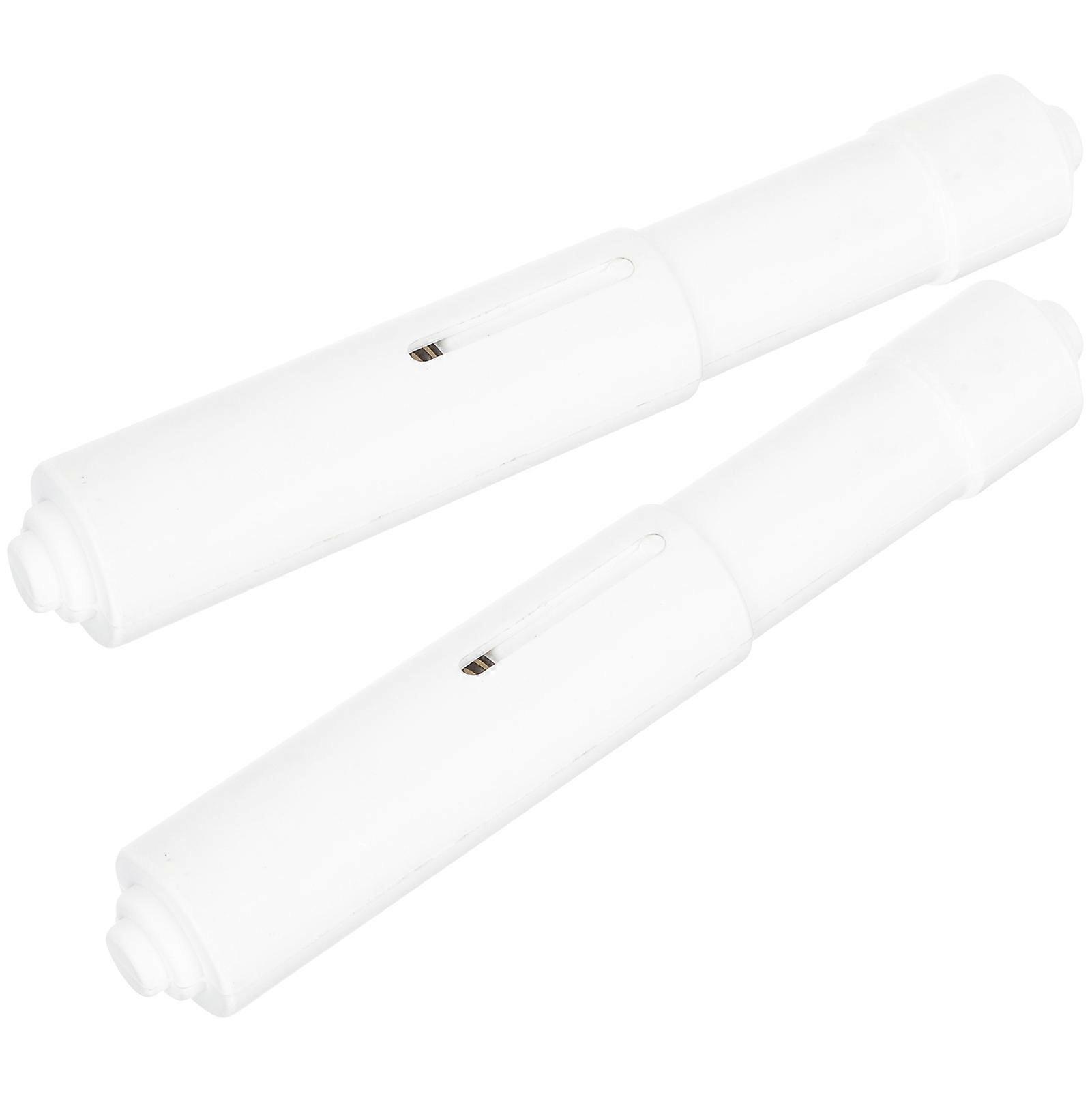 Roll Tissue Box Accessory Tissue Box Shaft Cylindrical Shape Plastic Material Easy Paper Replacement 2Pcs