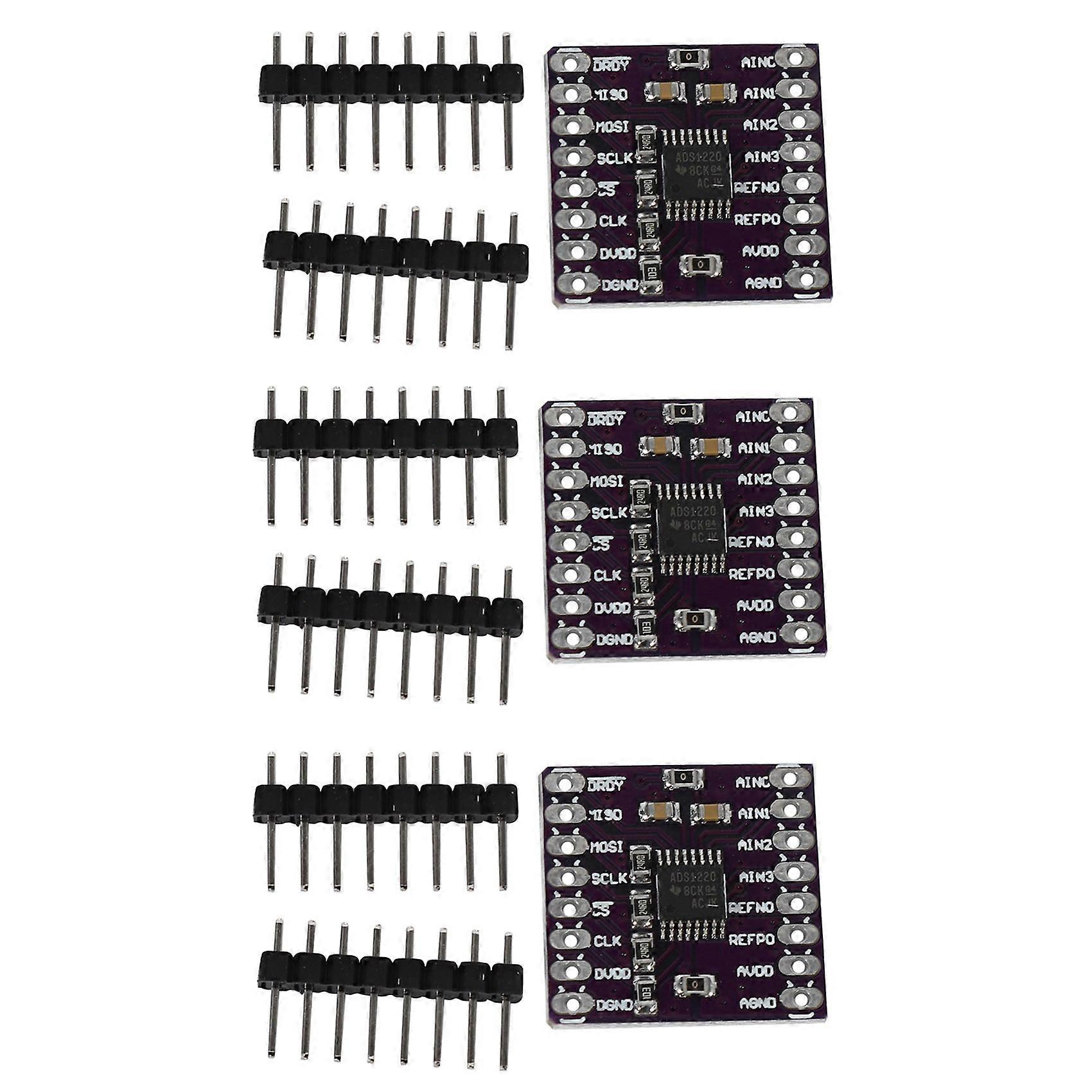 3X Cjmcu-1220 Ads1220 Adc I2C Low Power 24 Bit A/D Converter
