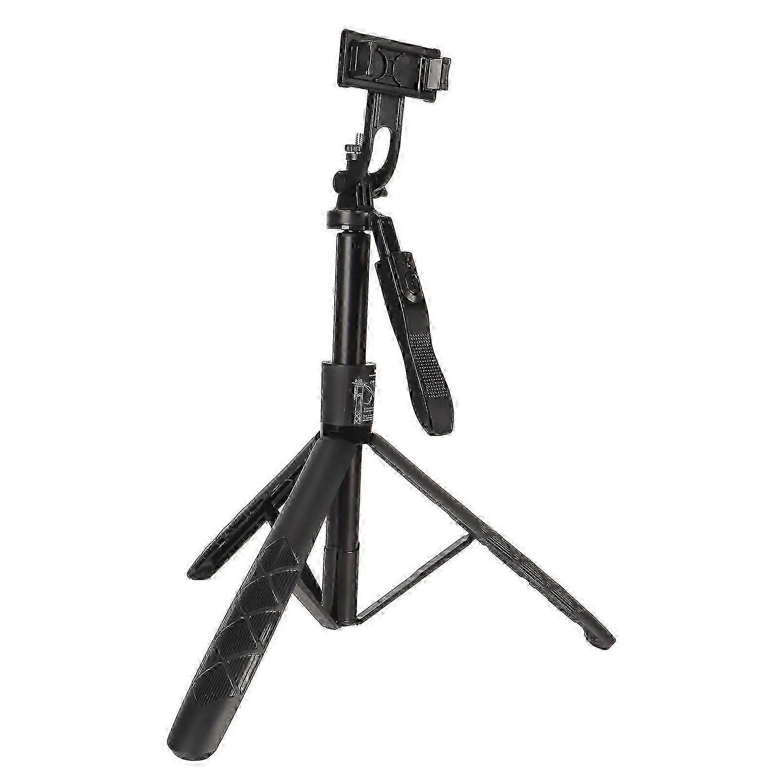 60 Inch Selfie Stick Tripod 360 Degree Rotation Extendable Cell Phone Tripod Stand with Detachable Wireless Remote for Video Recording Live Streaming 