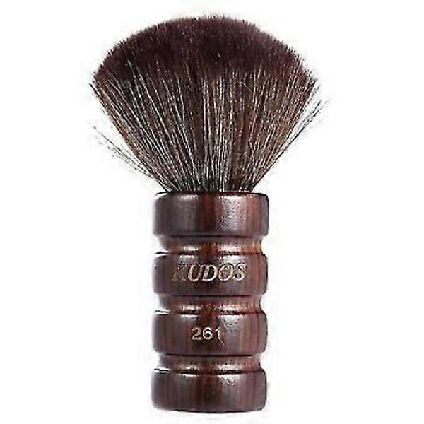 Barber Hairdresser Neck Brush Cleaning Brush Salon Hair Brush Soft Hair Brush Face Brush Cleaning Tool Wooden Handle